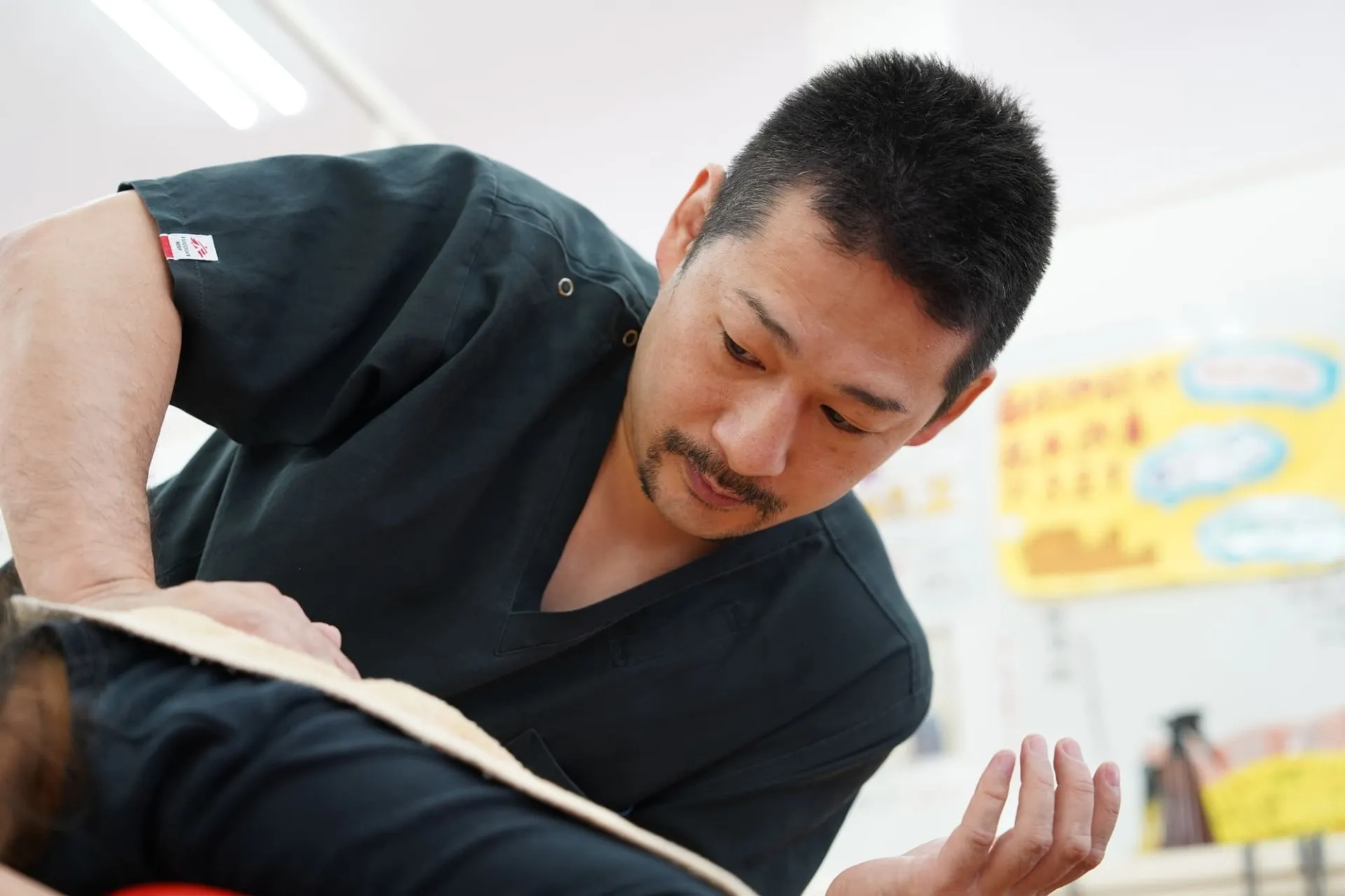 施術の様子